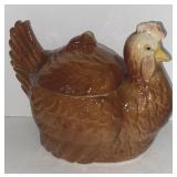 (I) Fapco Ceramic Rooster Cookie Jar