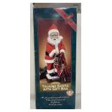 (I) Animated Talking Santa With Gift Bag
