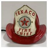 (I) Texaco Fire Chief Kids Toy Helmet