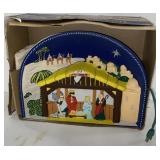 (T) Glolite Christmas Illuminated Nativity Scene