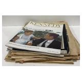 (T) Large Lot of Vintage JFK Newspapers and JFK