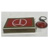 (T) Studebaker Playing Cards and Keychain