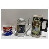 (T) Lot of Character Mugs and Beverage Pitcher