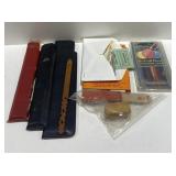 (T) Lot Including Rulers, Colored Pencils,