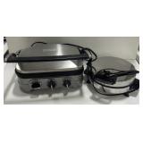 (I) Griddler by Cuisinart and Toastmaster Waffle