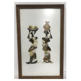 (J) Papillon Imports African Butterfly Painting