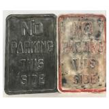 (J) No Parking Signs Measuring approx 12" x 18"