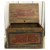 (Y) Pepsi-Cola Wood Box