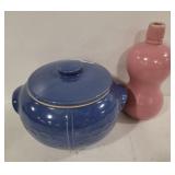 (E)  Rare Vtg. McCoy Globe cookie jar / Pink