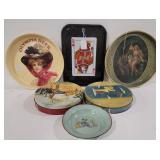 (E)  Olympia Beer Tin Tray, Clysmic Tin Tray,