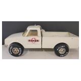 (E)  Vtg. Meows seed corn truck