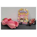 (E) Rainbow Bright Rose Petal Car,  Tru-Scale