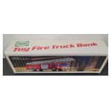 (E)  Hess Fire Truck Toy Bank