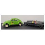 (E)  Die Cast Volkswagen Beetle / Batman & Robin