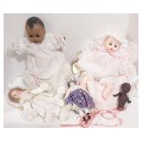 Lot of dolls includes Baby Button Nose by