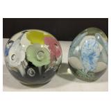 (V) Art Glass Large Flower