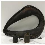 (U) Antique Horse Collar & Metal Cast Iron Heavy