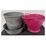 (U)  Ash Medal Buckets (3)