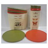 (U)  Sterilite Butterfly Kitchen Canister Vgt.