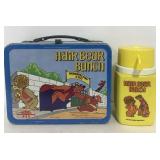 (AG) Hair Bear Bunch Tin Lunch Box w/ Thermos