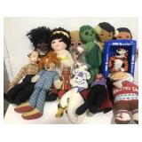 (AG) Lot of Assorted Dolls including Tony Plush