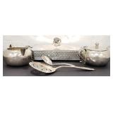 (II) Flat Keystonwear Silver Plated Georgian