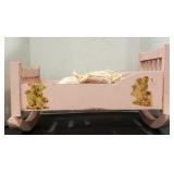 (V) Pink Baby Rocker 20.5" x 11.5" & Baby Dolls