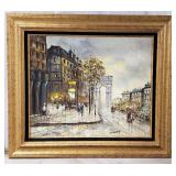 (V) Paris Oil Painting H. Duchamp 32" x 28"