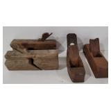 (BJ)  Wooden Planer (2) 8", (2) 91/2 (price per