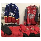 (BJ) Lot of NASCAR Jackets Sizes Range from M to