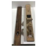 (BJ) Hand Plane and Wood Level *Price Per Item
