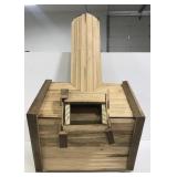 (BJ) Wooden Bird House Pieces