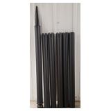 (ZZ) Post & Support Brackets Plastic x6