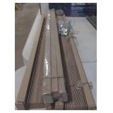 (ZZ) Lot of 3 Cappuccino RV Window Shades 26" x