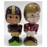 (2) Vintage Composite Japan Football Nodder /