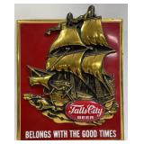 Vintage Falls City Beer Vaccuform Adv