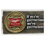 Miller High Life Beer Sign
Measures