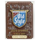 Old Style Beer Vaccuform Sign
Measures