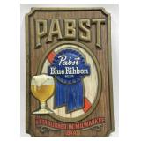 Vintage Pabst Beer Vaccuform Sign
Measures