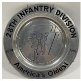 28th Infantry Division 1979 Cast Metal