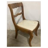 (AF) Tell City? rose back chair, 33" H. Bidding