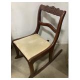 (AF) Tell City rose back rocker 30" H