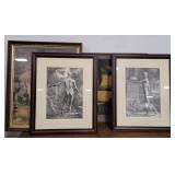 (AN)  Lot w/ variety of framed pictures