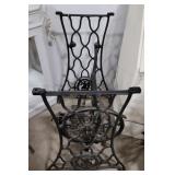 (V)  Base of a sewing machine