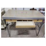 (V)  Vtg. Table w/ drawer