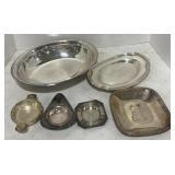 (II) Silver Plated Trays Tea Strainer