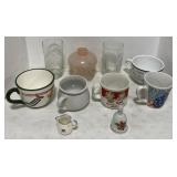 (V) Flat Soup Bowls Campbell 1989 Coffe Cup Pink