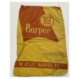 Vintage Burpee Seeds Cloth Seed Bag
Measures
