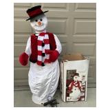 Life Size Animated Snowman Decoration
