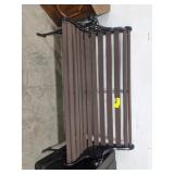 (K) wood and iron park bench